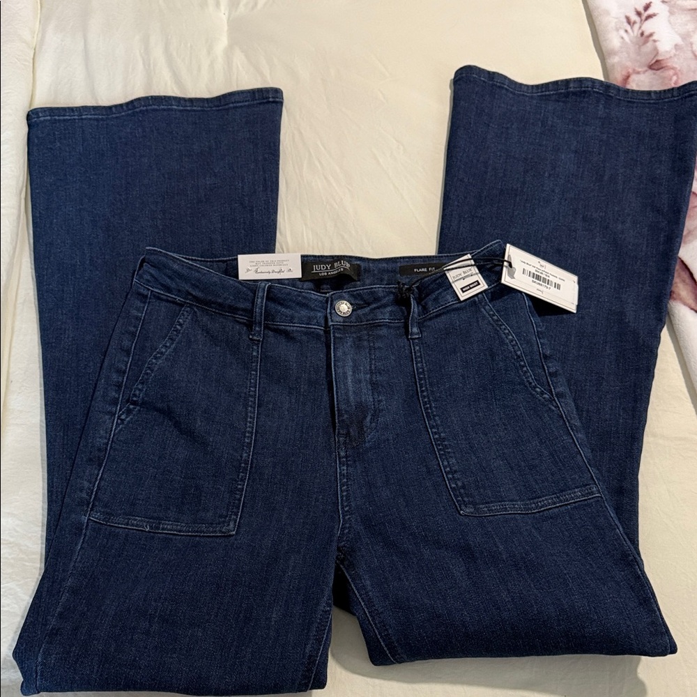 Judy Blue Women's Deep Indigo Flare Jeans
